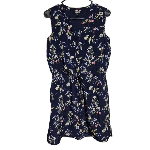 Original by Nicole Miller Floral Sleeveless Dress Size Small Midi V-Neck Tank - Picture 1 of 5